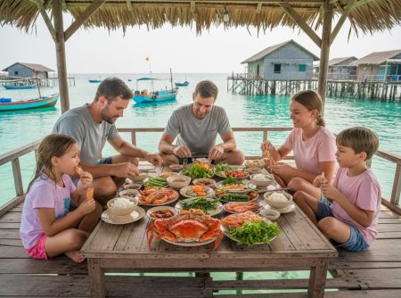 Обед в рыбацкой деревне